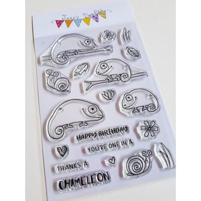 ane's Doodles Clear Stamps - Chameleon